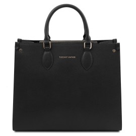 Black Leather Business bag for Women
