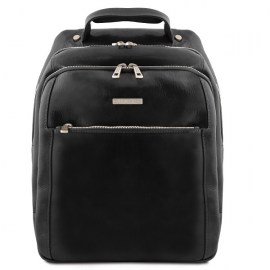 leather laptop backpack 3 Compartments Gino 
